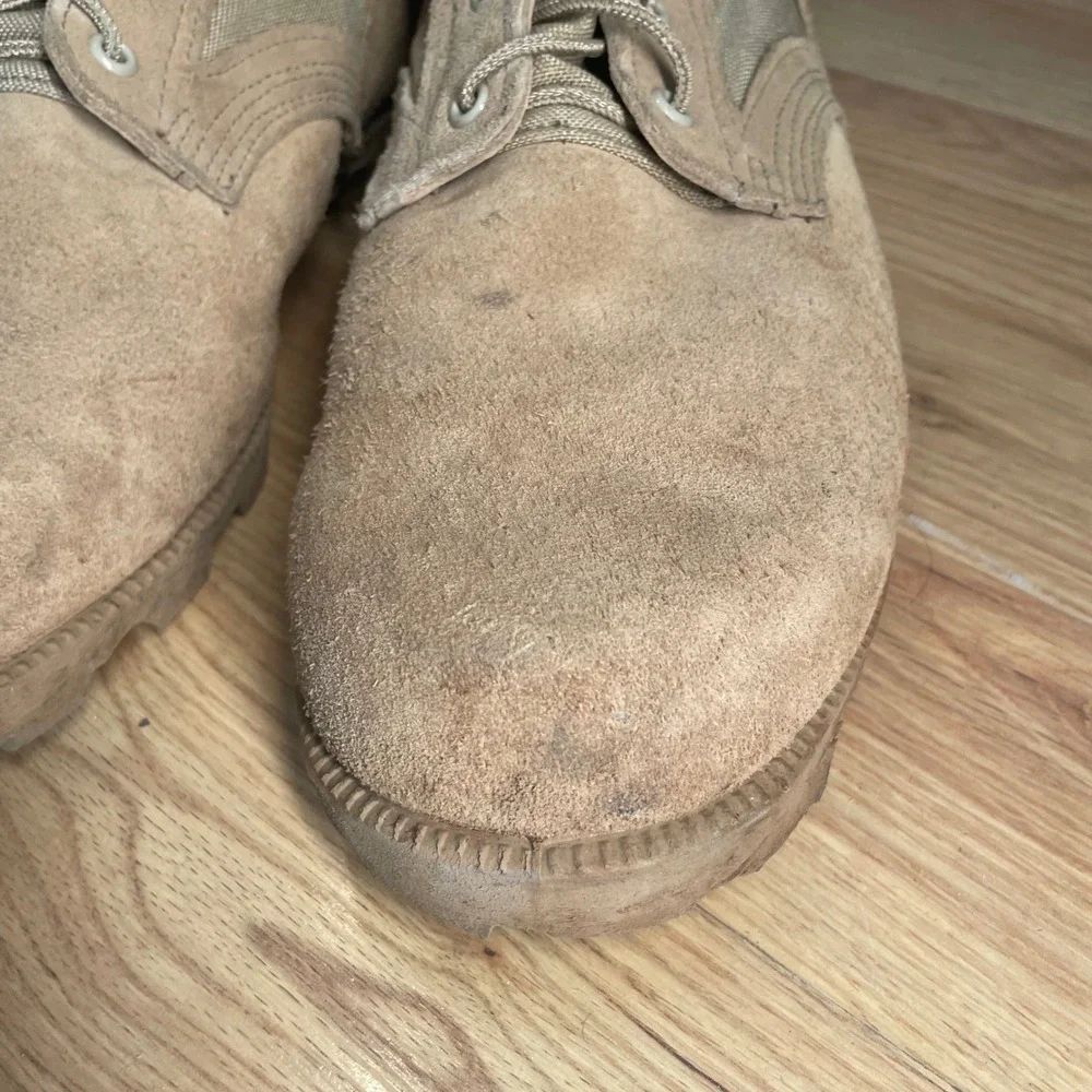 Altama desert tan combat boots Vtg 12 Wide Hot Weather Military Army *READ AS IS